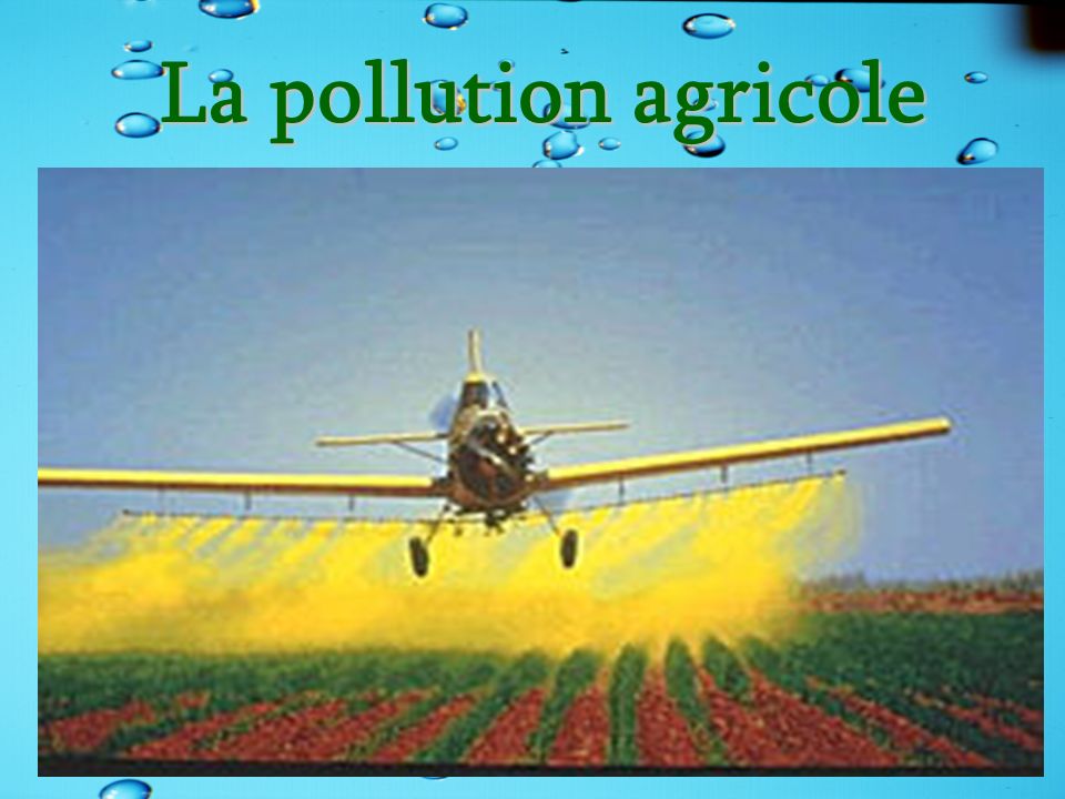 La pollution agricole