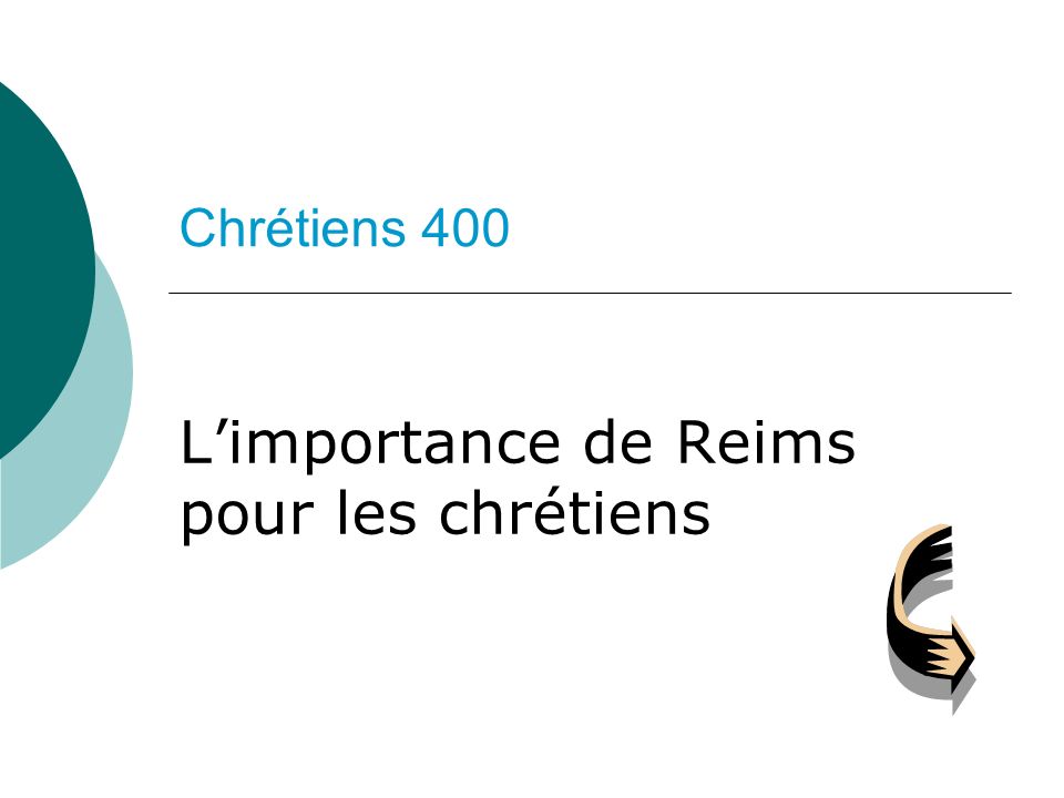 L’importance de Reims pour les chrétiens