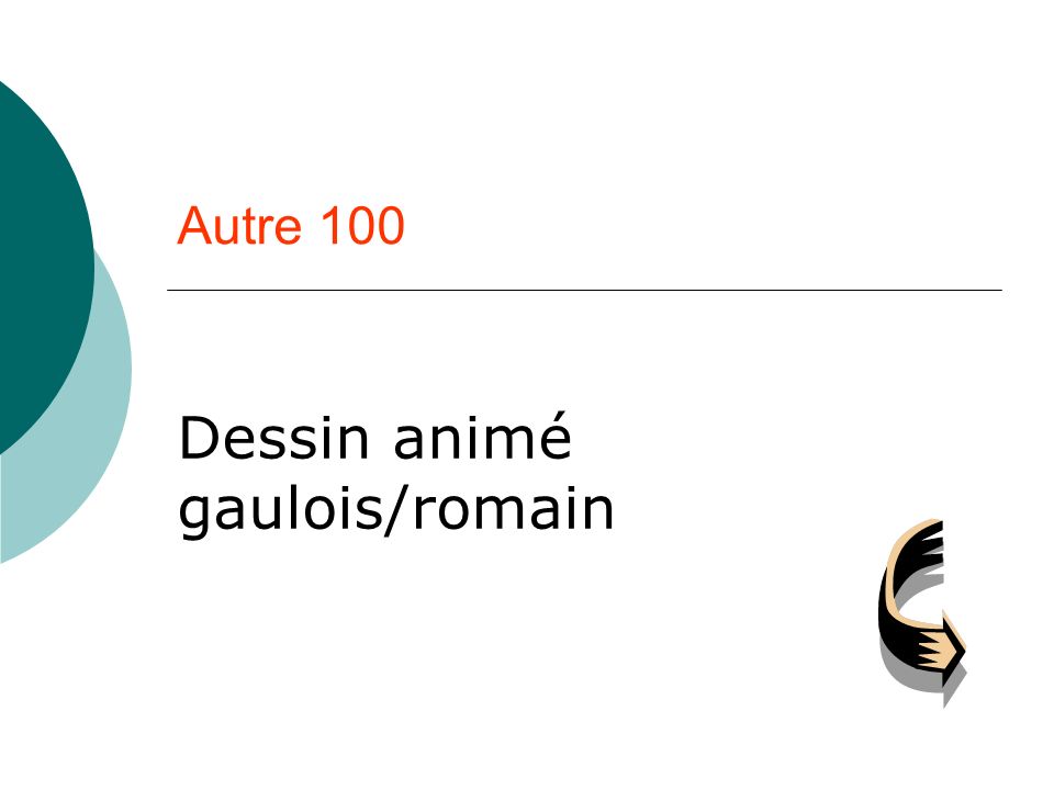 Dessin animé gaulois/romain