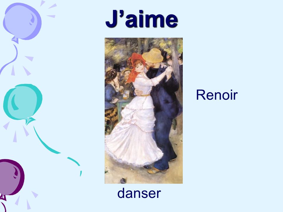 J’aime Renoir danser
