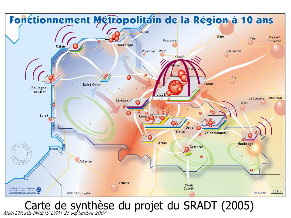 Carte de synthèse du projet du SRADT (2005)