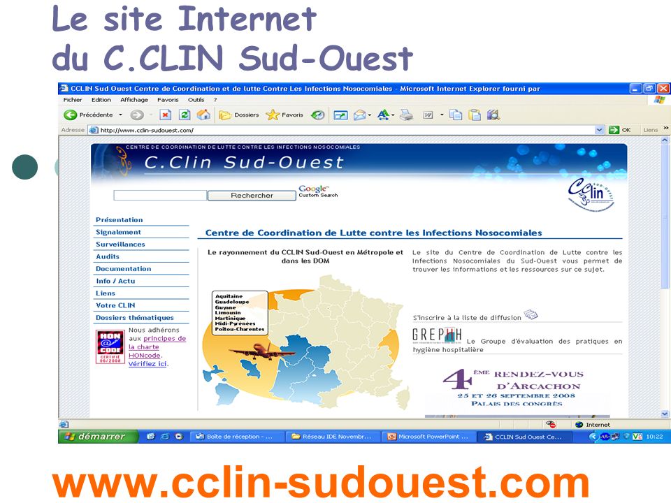Le site Internet du C.CLIN Sud-Ouest