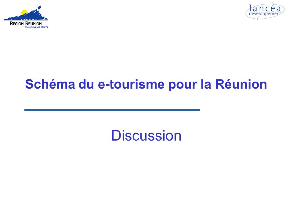Schéma du e-tourisme pour la Réunion