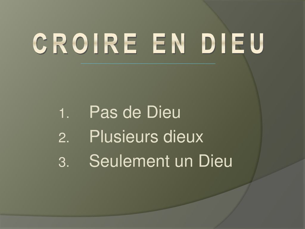 Croire en plusieurs dieux