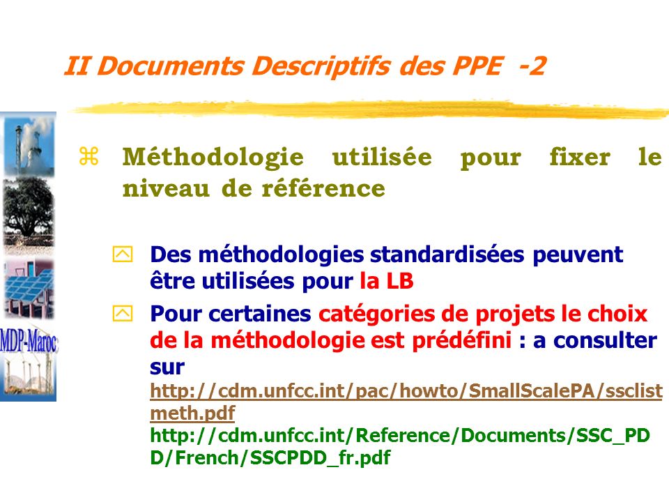 II Documents Descriptifs des PPE -2