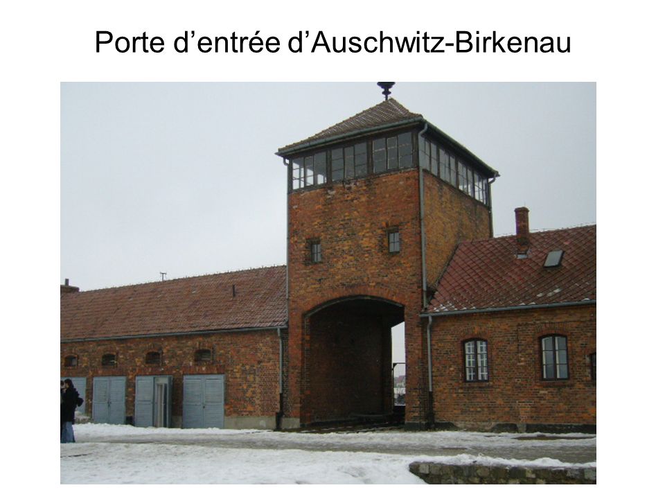 Porte d’entrée d’Auschwitz-Birkenau