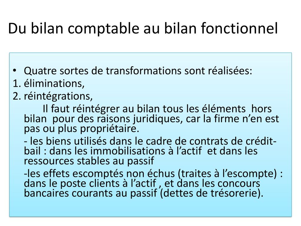 Bilan Comptable Et Bilan Financier - Ppt Télécharger