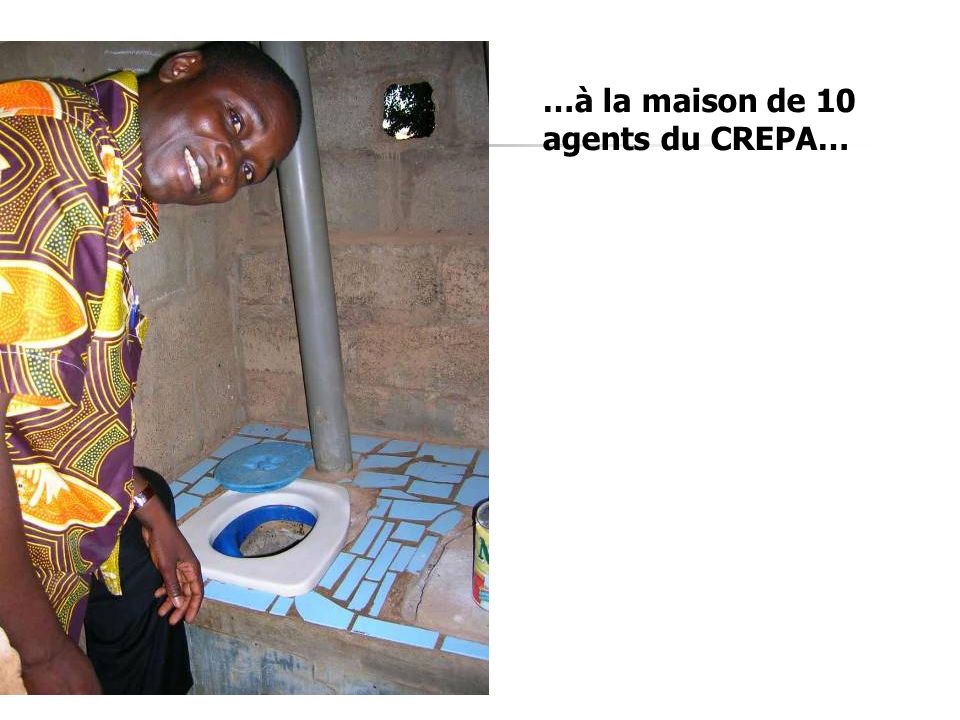 …à la maison de 10 agents du CREPA…