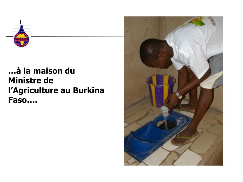 …à la maison du Ministre de l’Agriculture au Burkina Faso….