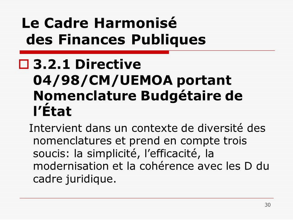 Directive N°02/ 98/cm/uemoa Portant Harmonisation Des Legislations