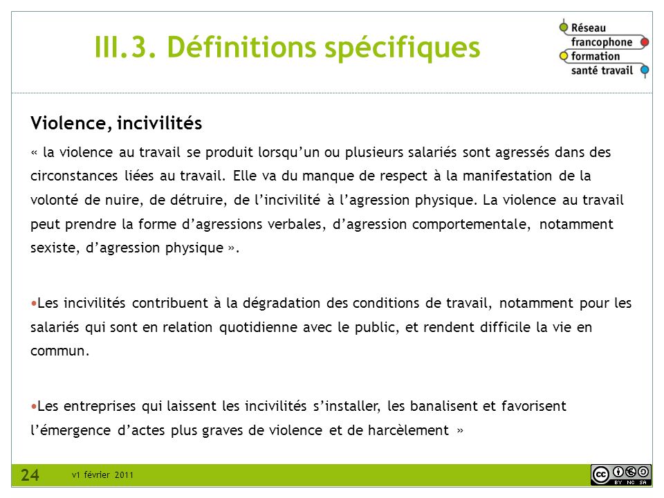 III.3. Définitions spécifiques