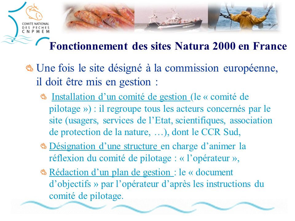 Fonctionnement des sites Natura 2000 en France