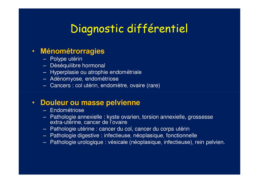 MYOMES UTERINS Presenté Par Dr BICHA. - Ppt Télécharger