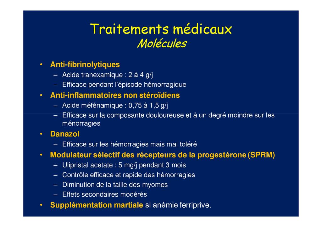 MYOMES UTERINS Presenté Par Dr BICHA. - Ppt Télécharger