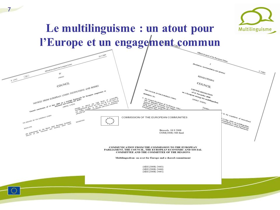 Le multilinguisme : un atout pour l’Europe et un engagement commun