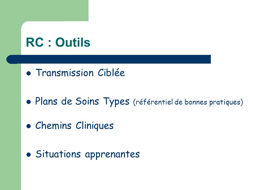 RC : Outils Transmission Ciblée
