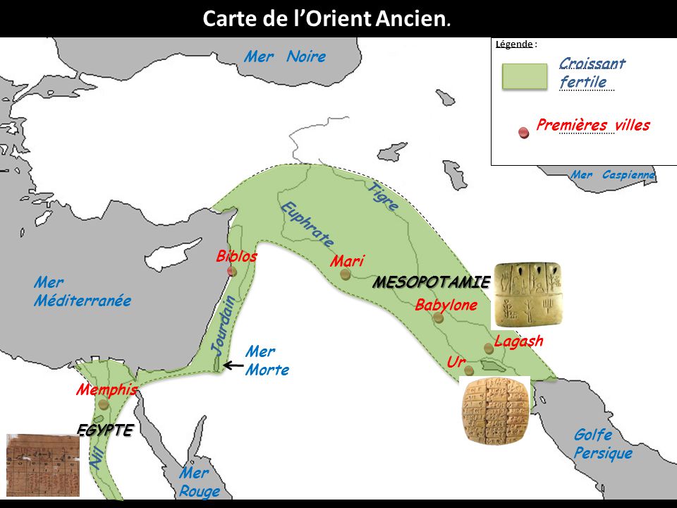 Carte de l’Orient Ancien.