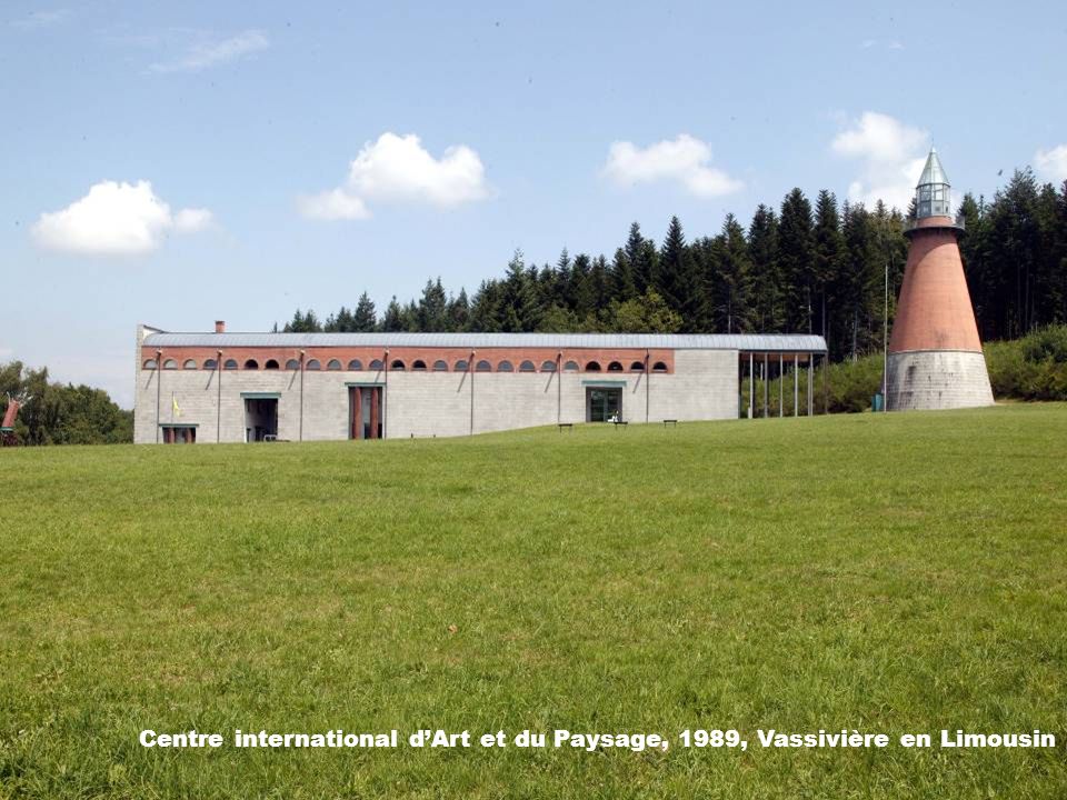 Centre international d’Art et du Paysage, 1989, Vassivière en Limousin