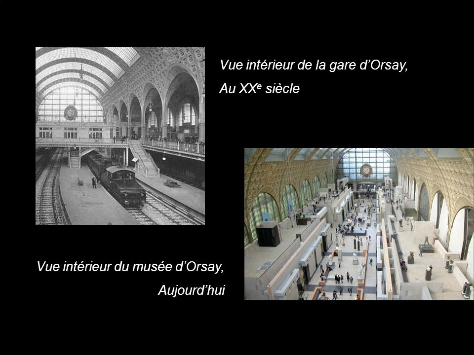 Vue intérieur de la gare d’Orsay,