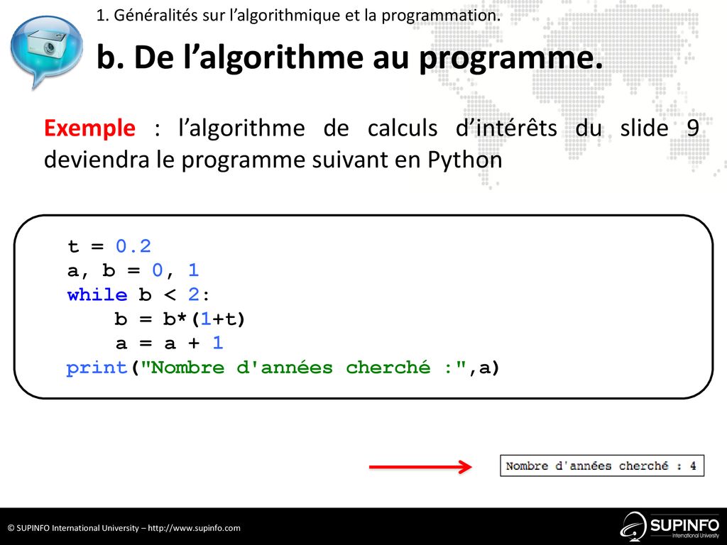 Premiers Pas. 1ADS Algorithm In Python - Ppt Télécharger