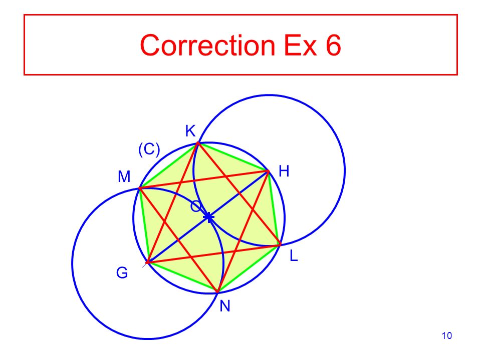 Correction Ex 6 K (C) H M O L G N