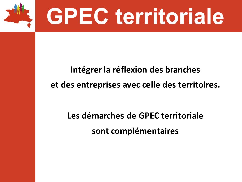 GPEC territoriale Intégrer la réflexion des branches