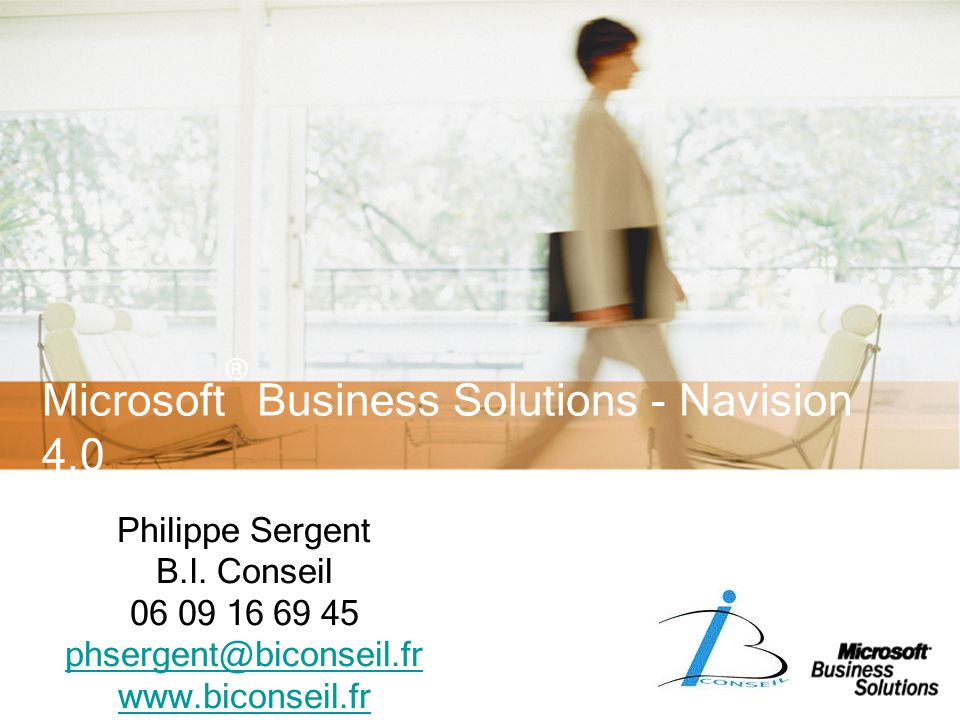 Microsoft® Business Solutions - Navision 4.0