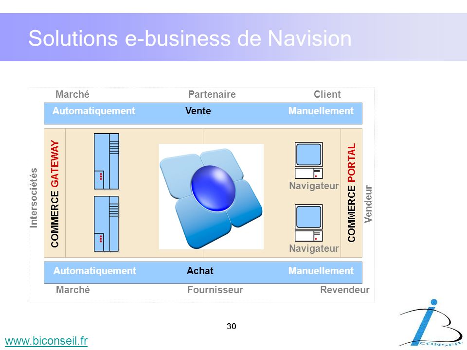 Solutions e-business de Navision