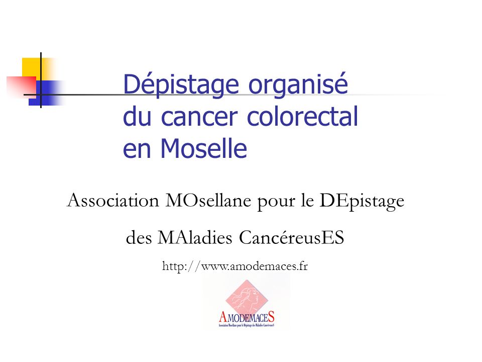 Dépistage organisé du cancer colorectal en Moselle
