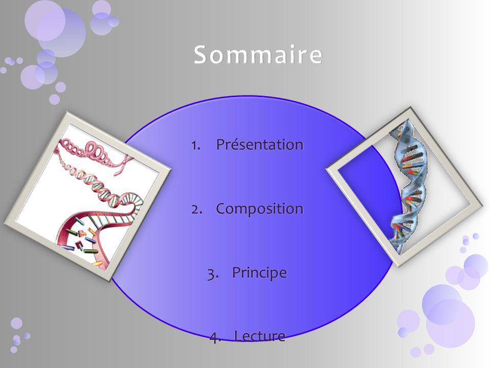 Sommaire Présentation Composition Principe Lecture