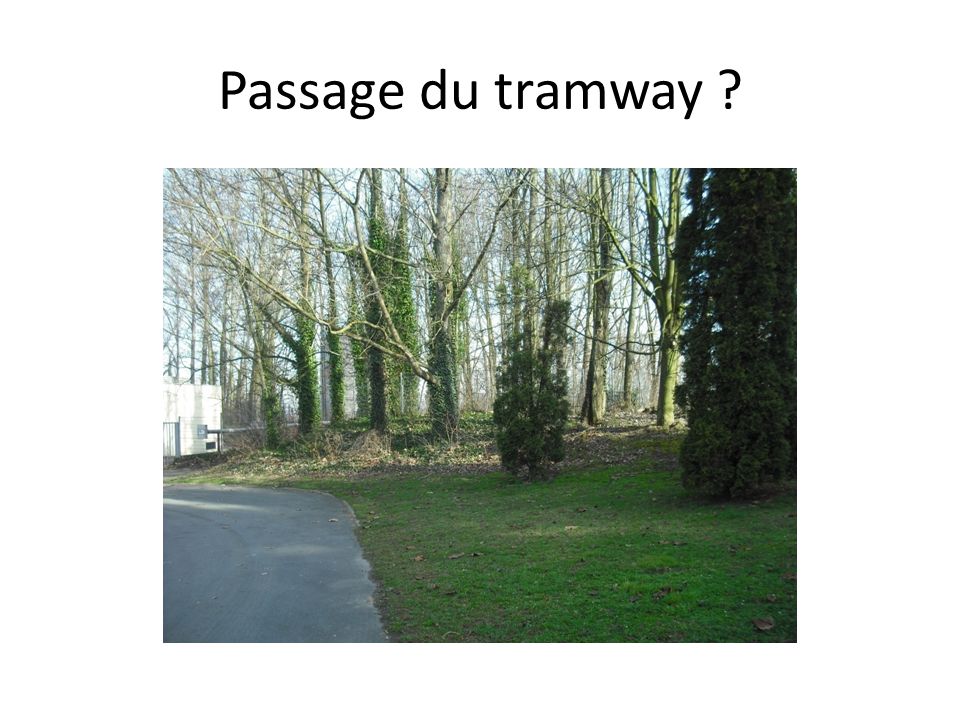 Passage du tramway