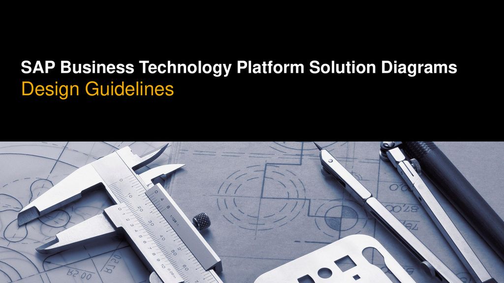 SAP Business Technology Platform Solution Diagrams Design Guidelines