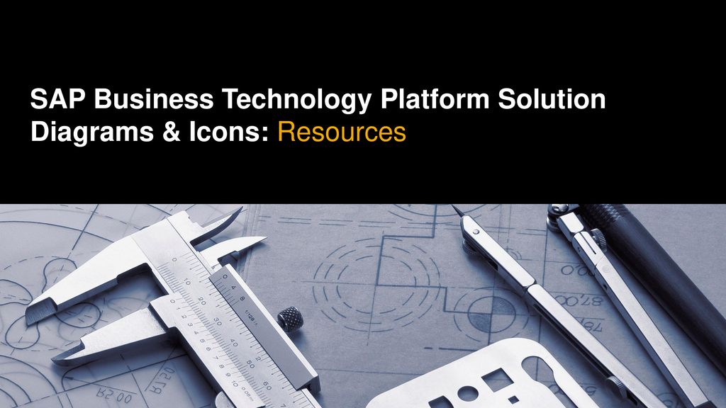 SAP Business Technology Platform Solution Diagrams & Icons: Resources