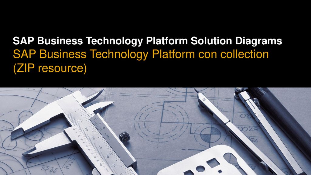 SAP Business Technology Platform Solution Diagrams SAP Business Technology Platform con collection (ZIP resource)