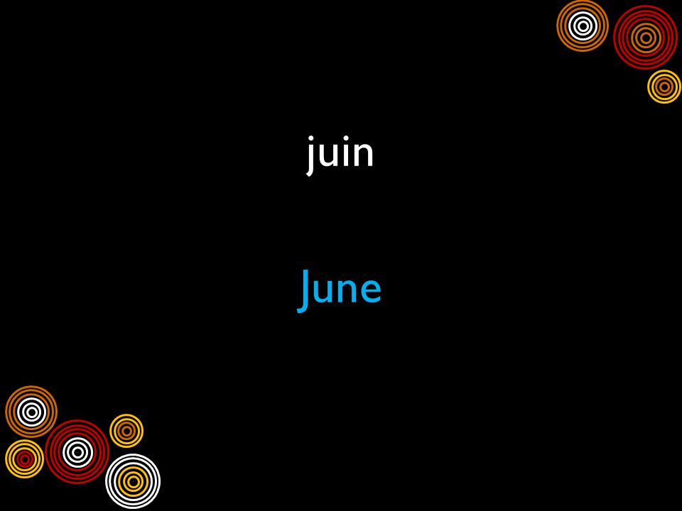 juin June
