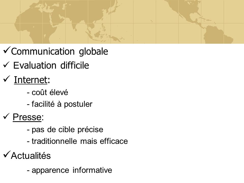 Communication globale