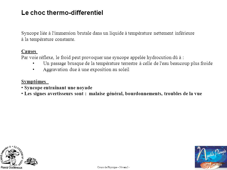 Le choc thermo-differentiel