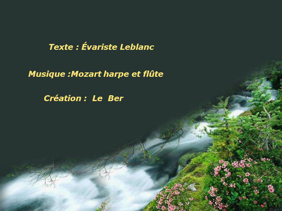 Texte : Évariste Leblanc