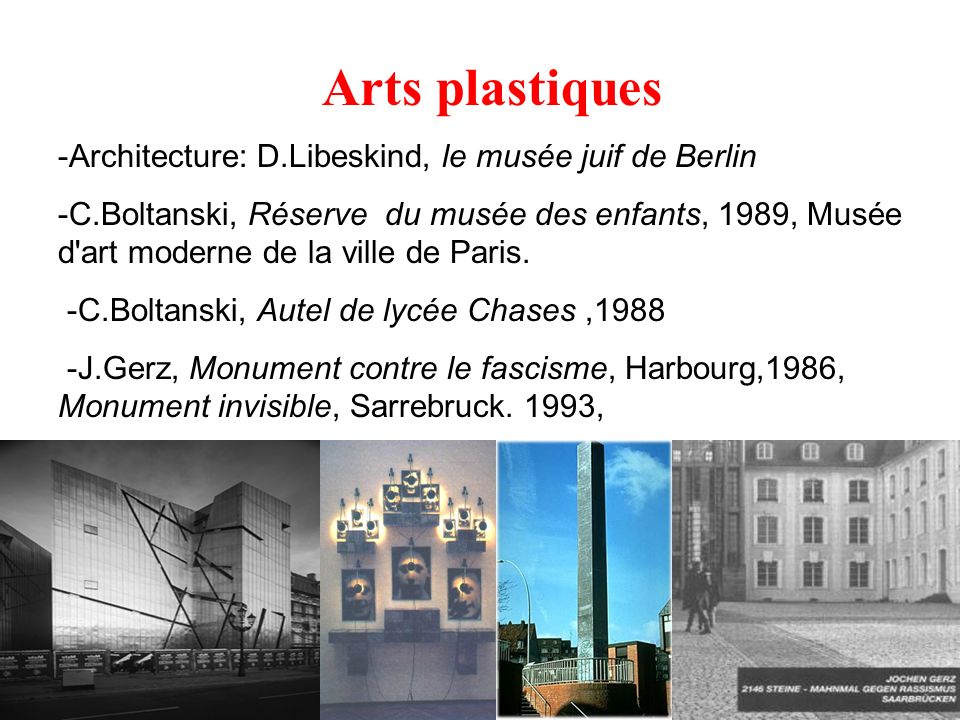 Arts plastiques -Architecture: D.Libeskind, le musée juif de Berlin
