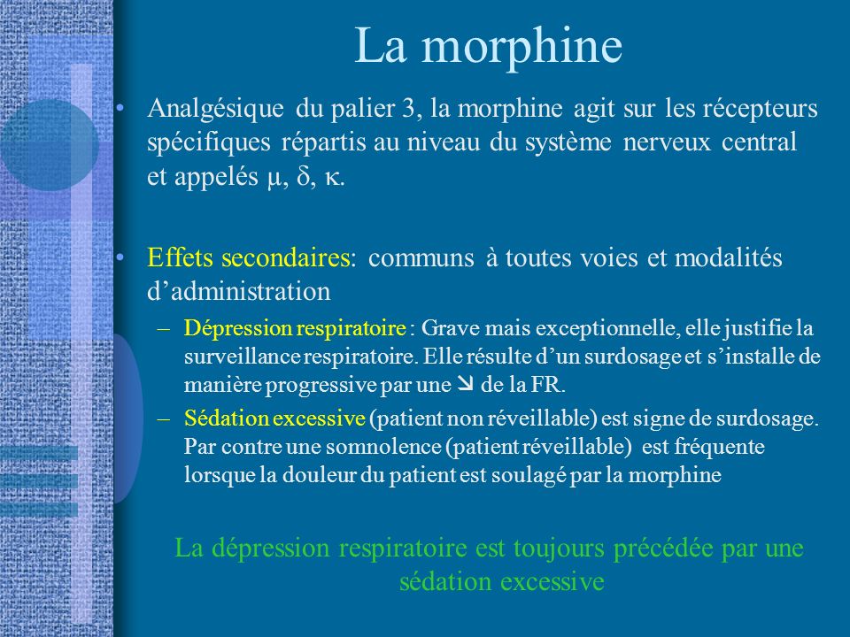 La morphine