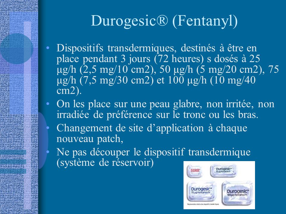 Durogesic® (Fentanyl)