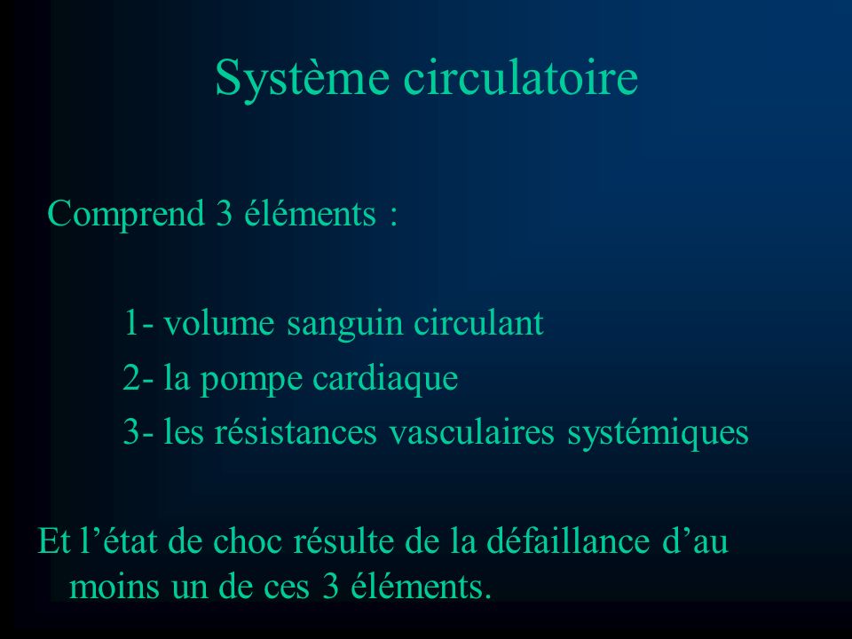 Système circulatoire