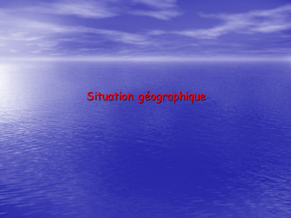 Situation géographique
