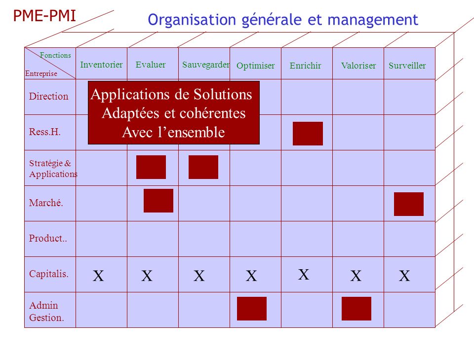 Organisation générale et management