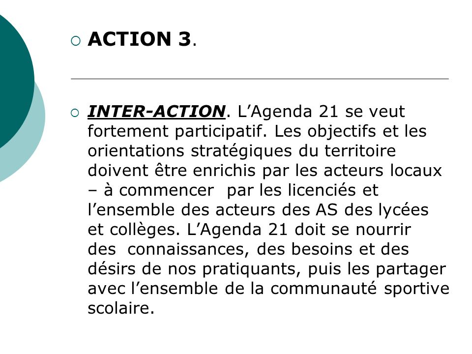 ACTION 3.