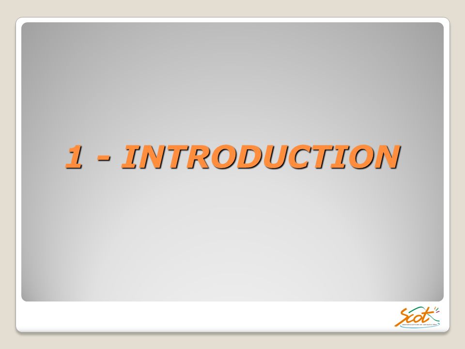 1 - INTRODUCTION
