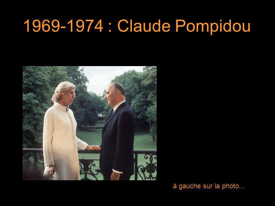 : Claude Pompidou à gauche sur la photo... 5