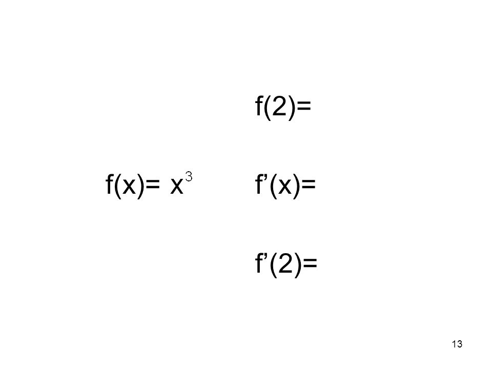 f(x)= f(2)= f’(x)= f’(2)=