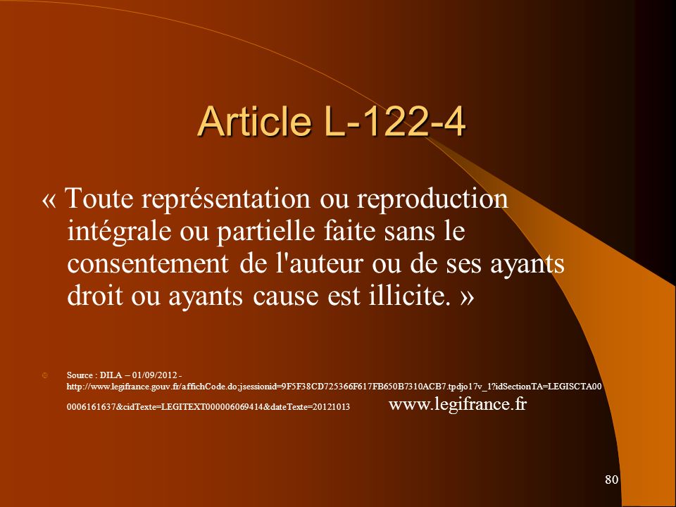 Article L-122-4