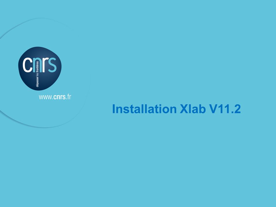Installation Xlab V11.2